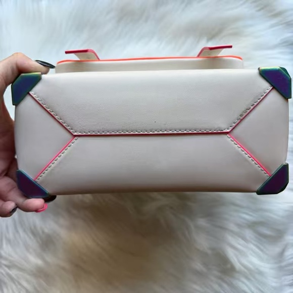 Michael Kors Cream Satchel with Multicolor Accents - Picture 4 of 11